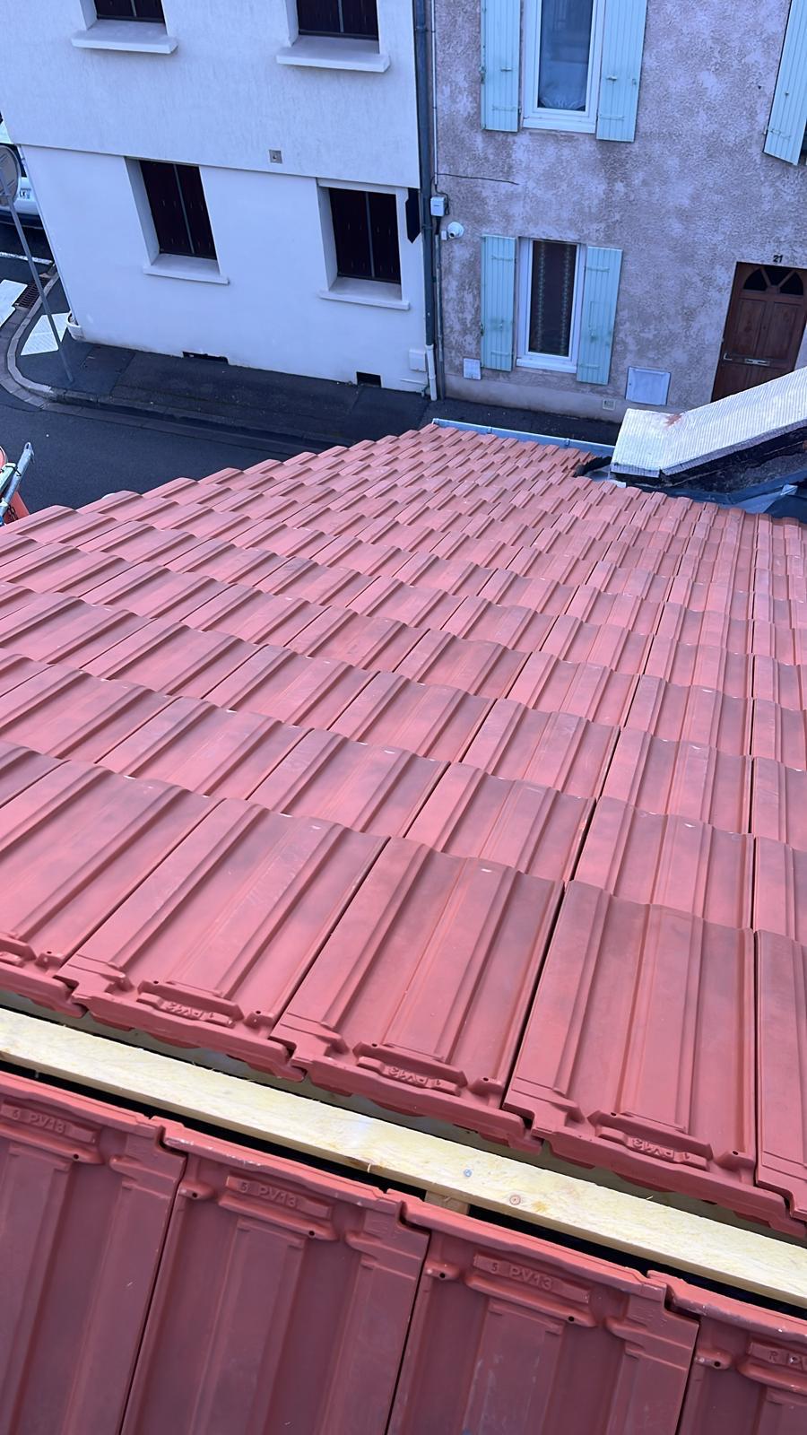 Chantier de couverture en Île-de-France