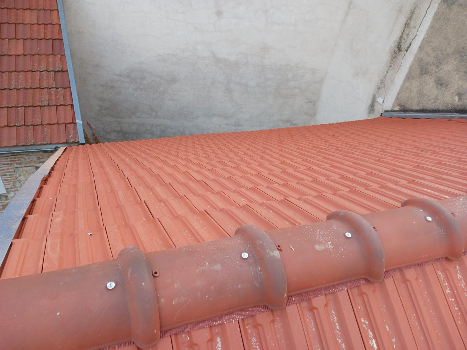 Chantier de couverture en Île-de-France