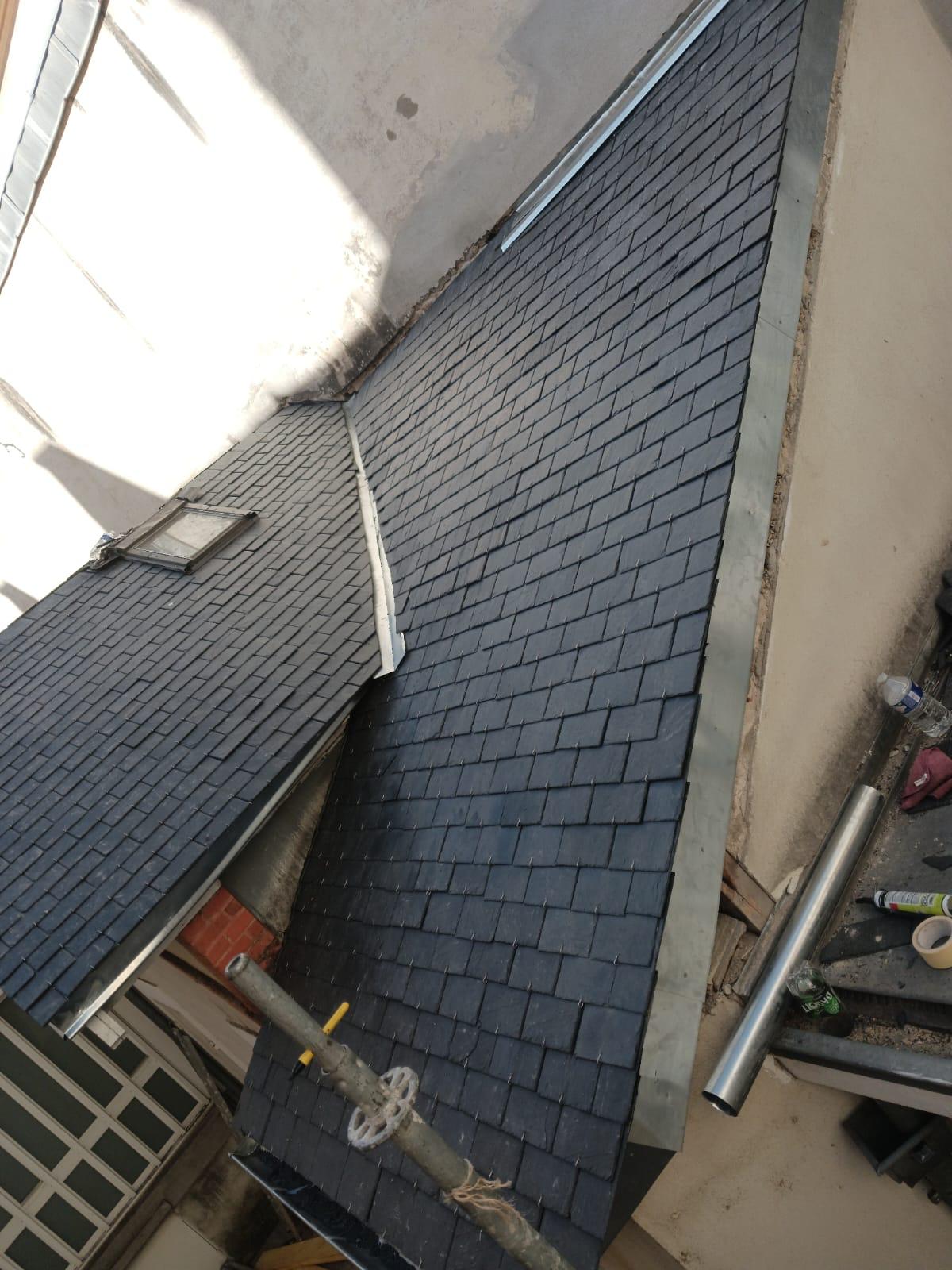 Chantier de couverture en Île-de-France